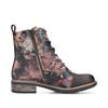 Rieker Tex Toe Cap Print Detail Boot - Floral Multi